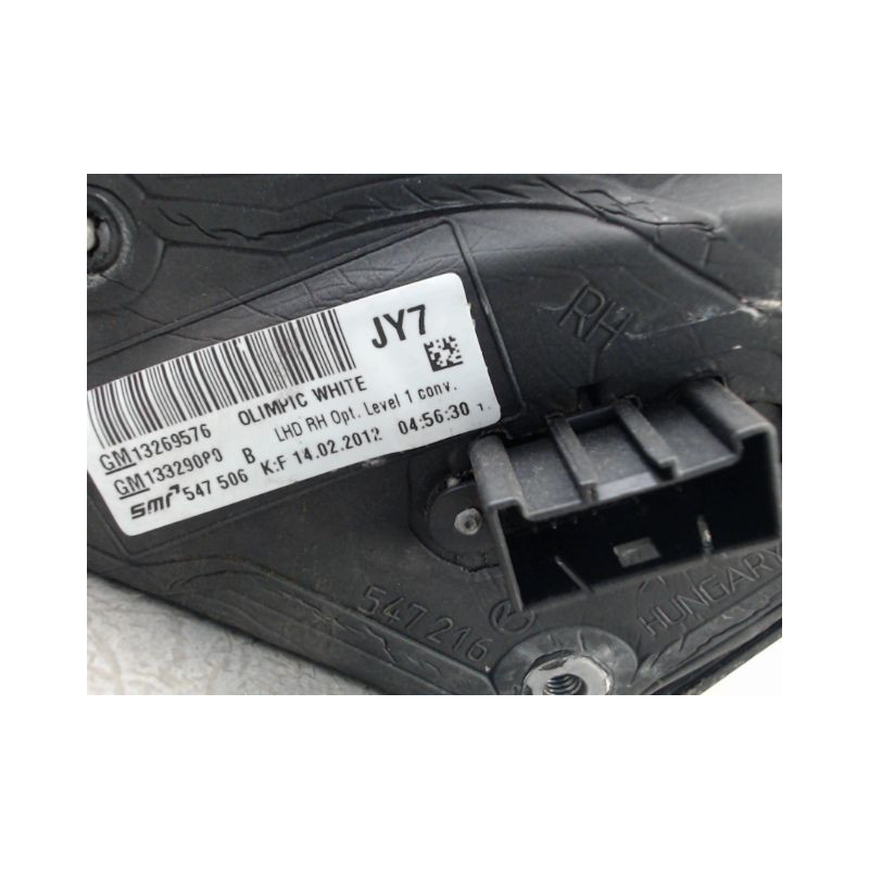 RETROVISEUR EXTERIEUR ELECTRIQUE DROIT OPEL INSIGNIA
