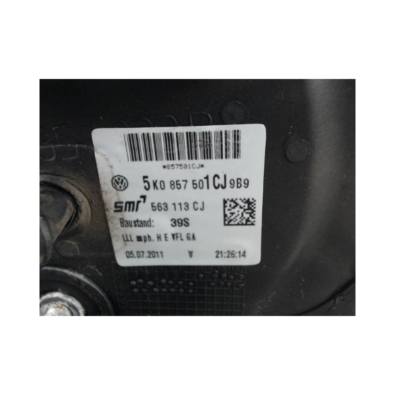 RETROVISEUR EXTERIEUR ELECTRIQUE GAUCHE VOLKSWAGEN GOLF