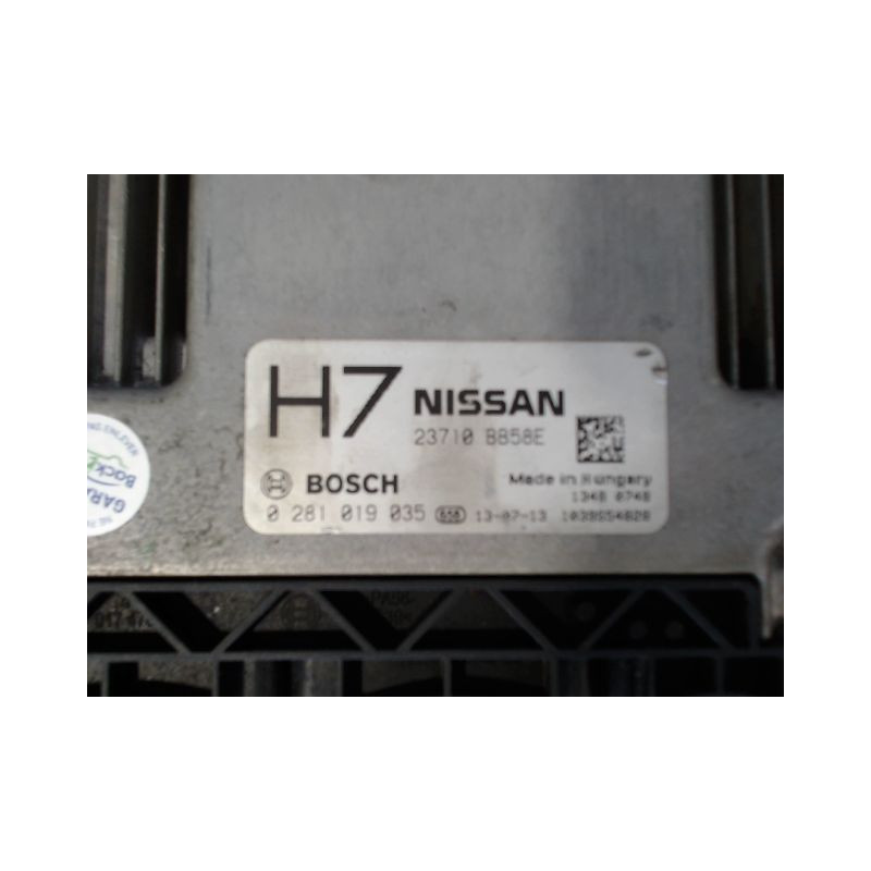 CALCULATEUR MOTEUR NISSAN QASHQAI +2 I Phase 2 LONG 2010-2014