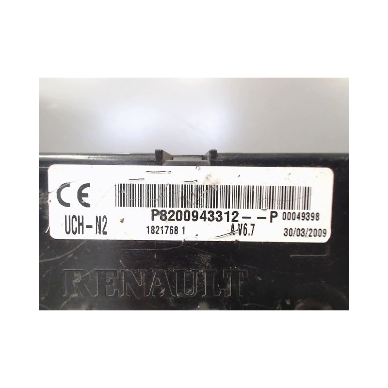 BOITIER GESTION HABITACLE RENAULT TRAFIC