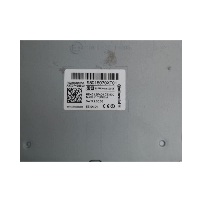 AUTORADIO CITROEN C3