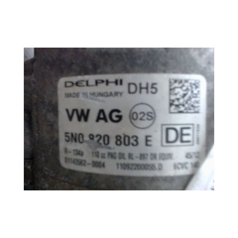 COMPRESSEUR AIR CONDITIONNE VOLKSWAGEN POLO