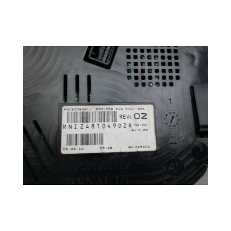 BLOC COMPTEURS RENAULT MEGANE