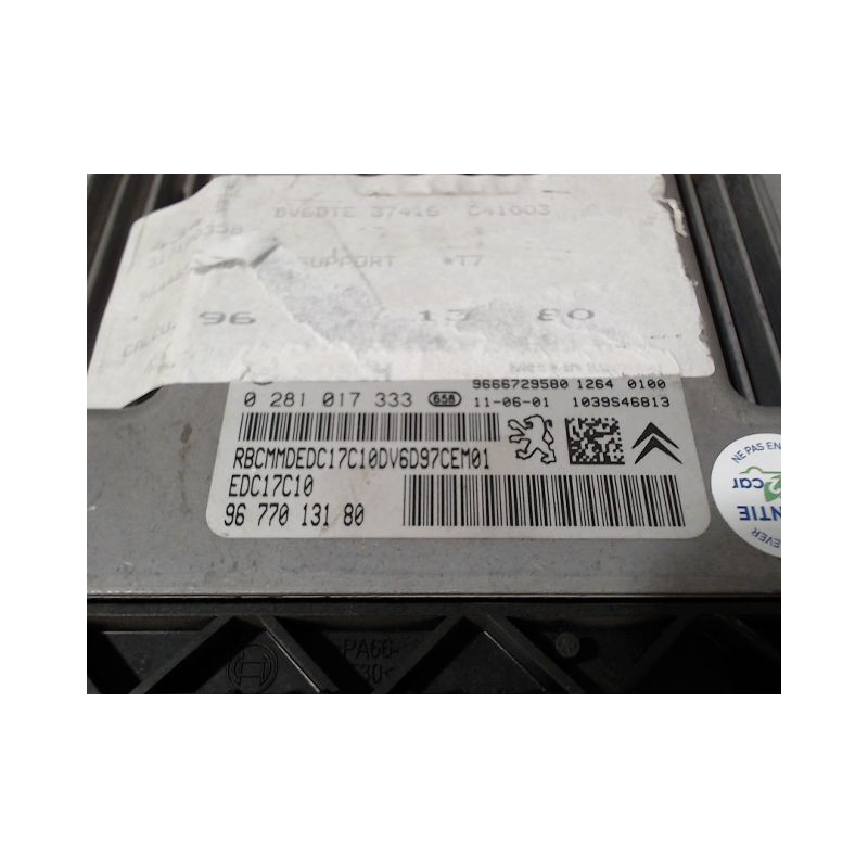 CALCULATEUR MOTEUR PEUGEOT 308 I Phase 1 2007-2011