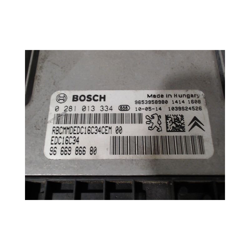 CALCULATEUR MOTEUR CITROEN GRAND C4 PICASSO MONOSP. I LONG 2006-2013