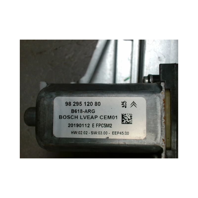 MECANISME+MOTEUR LEVE-GLACE ARRIERE GAUCHE CITROEN C3