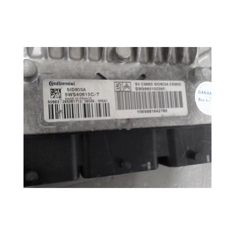 CALCULATEUR MOTEUR PEUGEOT 807 MONOSP. 2002-2014