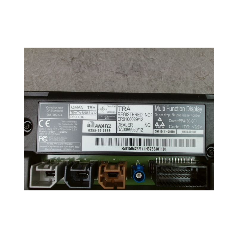 ECRAN GPS RENAULT CLIO IV Phase 1 2012-...