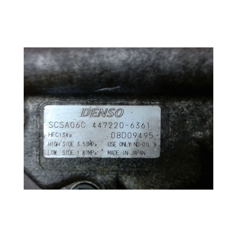 COMPRESSEUR AIR CONDITIONNE TOYOTA COROLLA 2002-