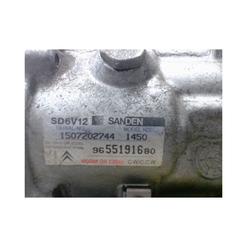 COMPRESSEUR AIR CONDITIONNE CITROEN C2 2003-