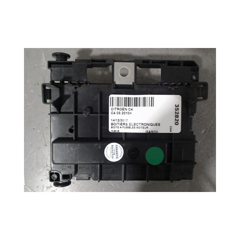 BOITE A FUSIBLES CITROEN C4 2010-