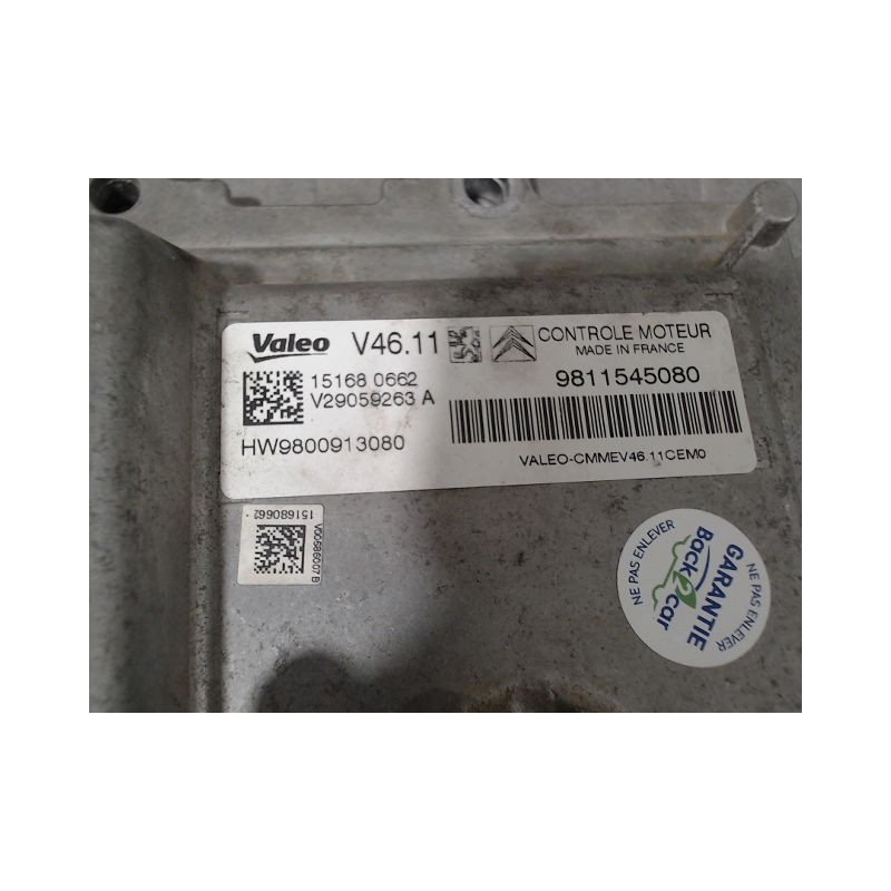 CALCULATEUR MOTEUR CITROEN C3 II Phase 2 (A51) 2013-2016