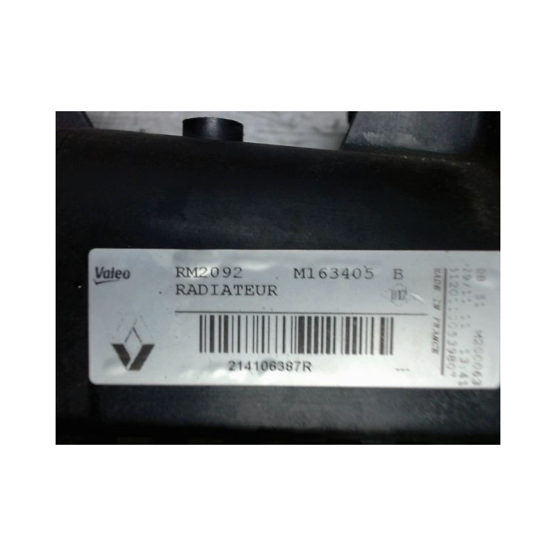RADIATEUR RENAULT SCENIC III 2009-