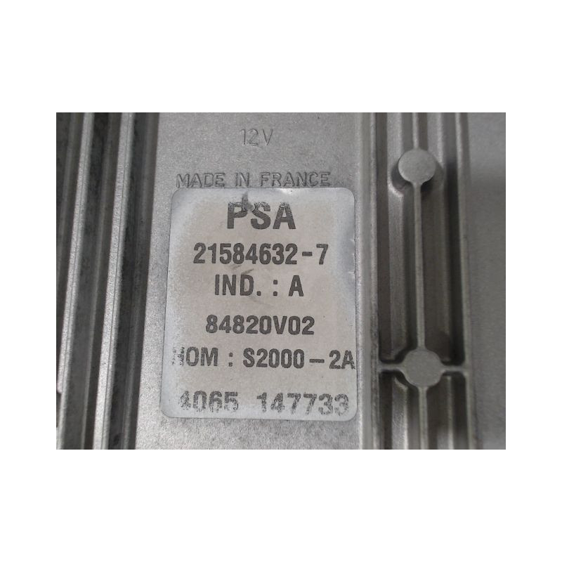 CALCULATEUR MOTEUR PEUGEOT 206 SW 02-06