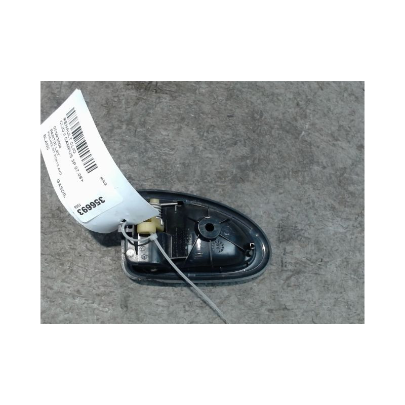 POIGNEE INTERIEURE PORTE AVANT DROIT RENAULT CLIO II CAMPUS 06-
