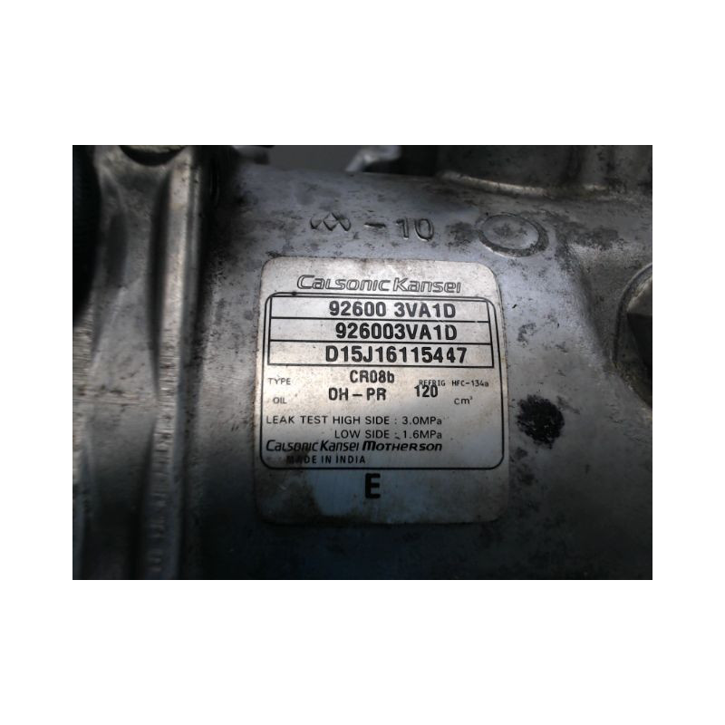 COMPRESSEUR AIR CONDITIONNE NISSAN MICRA