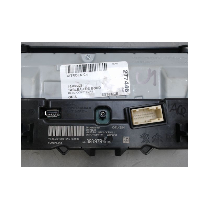 BLOC COMPTEURS CITROEN C4