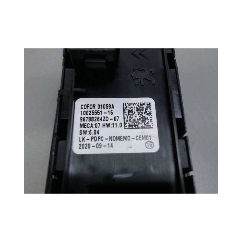 COMMANDE LEVE-GLACE PORTE AVG CITROEN C4