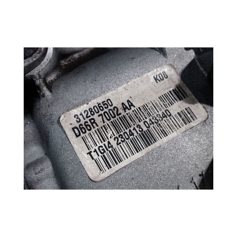 BOITE A VITESSE MECANIQUE VOLVO V40 D3