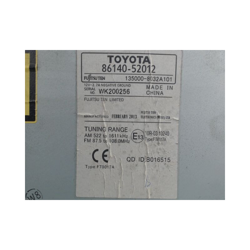 ECRAN GPS TOYOTA VERSO-S