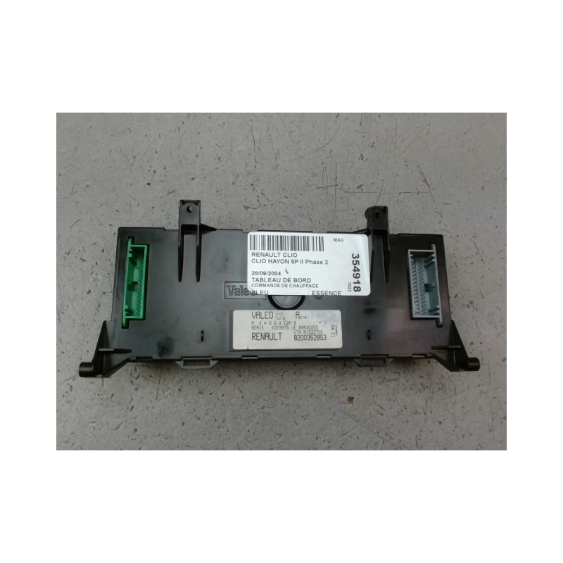 COMMANDE DE CHAUFFAGE RENAULT CLIO II Phase 2 2001-2006