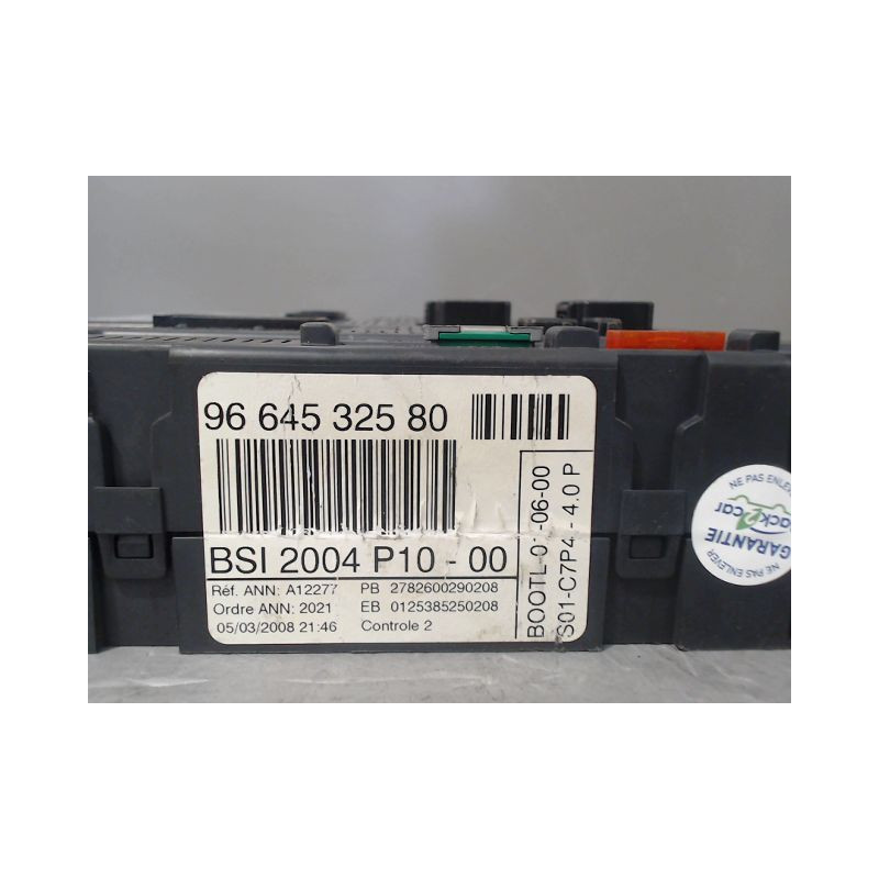 BOITIER GESTION HABITACLE CITROEN C3