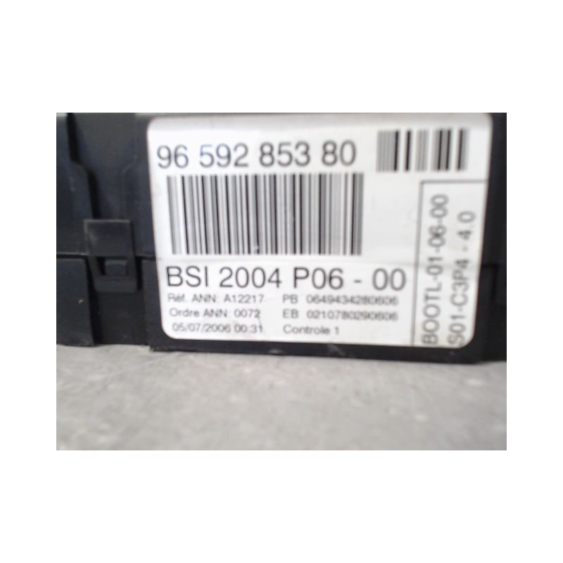 BOITIER GESTION HABITACLE PEUGEOT 207