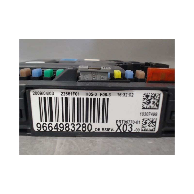 BOITIER GESTION HABITACLE CITROEN C3
