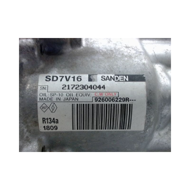 COMPRESSEUR AIR CONDITIONNE DACIA SANDERO 2008-