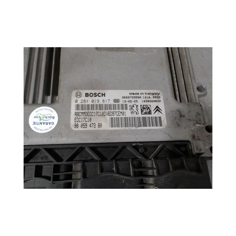 CALCULATEUR MOTEUR PEUGEOT 208