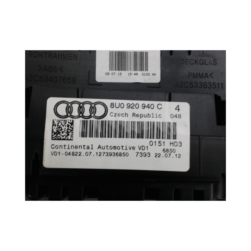 BLOC COMPTEURS AUDI Q3