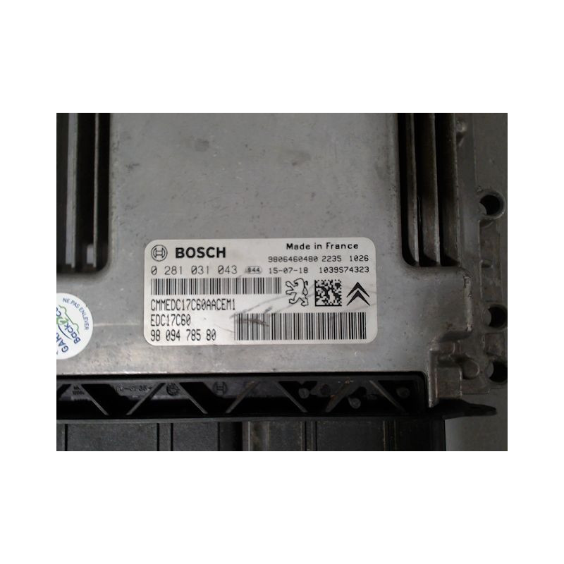CALCULATEUR MOTEUR CITROEN C3