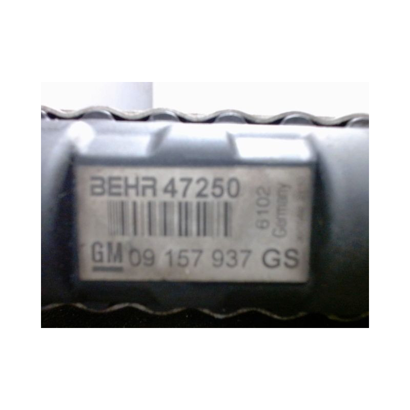 RADIATEUR OPEL ZAFIRA