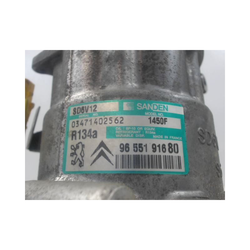 COMPRESSEUR AIR CONDITIONNE CITROEN C2 2003-