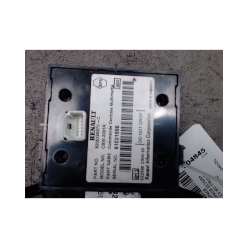 COMMANDE GPS RENAULT GRAND ESPACE 2006-