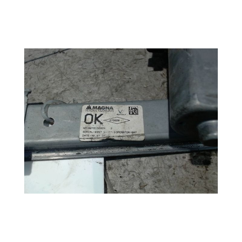 MECANISME+MOTEUR LEVE-GLACE AVANT GAUCHE DACIA SANDERO 2008-