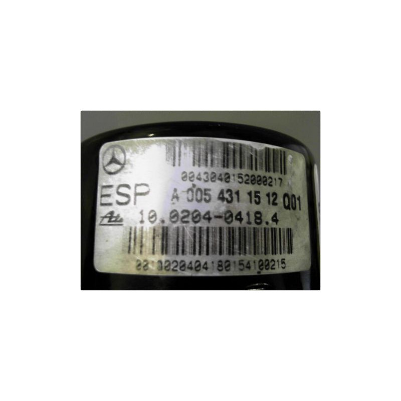 UNITE HYDRAULIQUE ABS MERCEDES CLASSE C 04-06