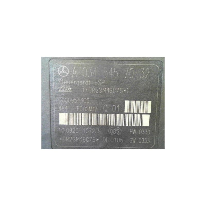 UNITE HYDRAULIQUE ABS MERCEDES CLASSE C 04-06