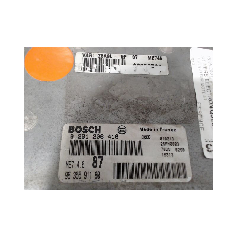 CALCULATEUR MOTEUR PEUGEOT 607