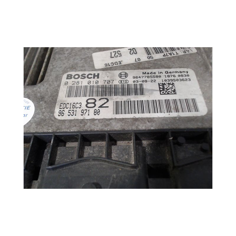 CALCULATEUR MOTEUR PEUGEOT 206