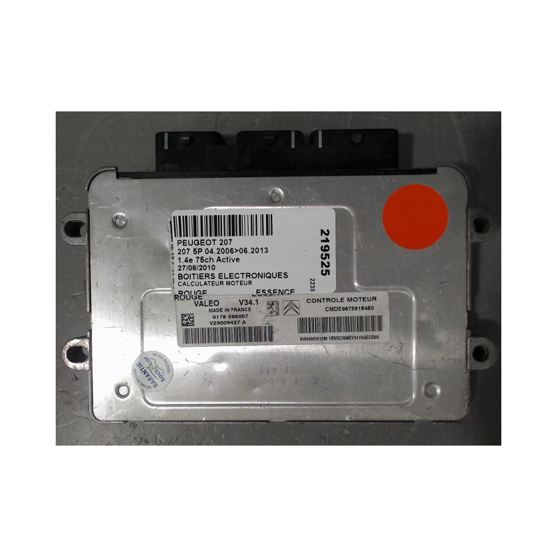 CALCULATEUR MOTEUR PEUGEOT 207 2006-2013
