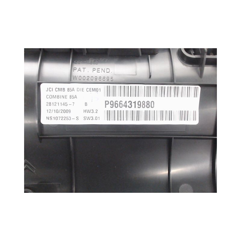 BLOC COMPTEURS CITROEN C4