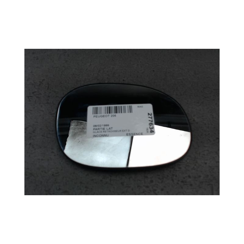 GLACE RETROVISEUR EXT D PEUGEOT 206