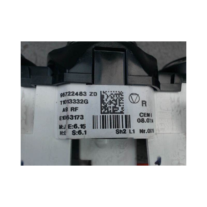 COMMANDE DE CHAUFFAGE PEUGEOT 208