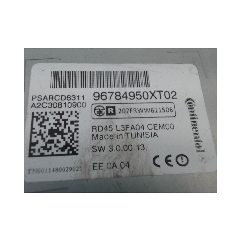 AUTORADIO PEUGEOT 5008
