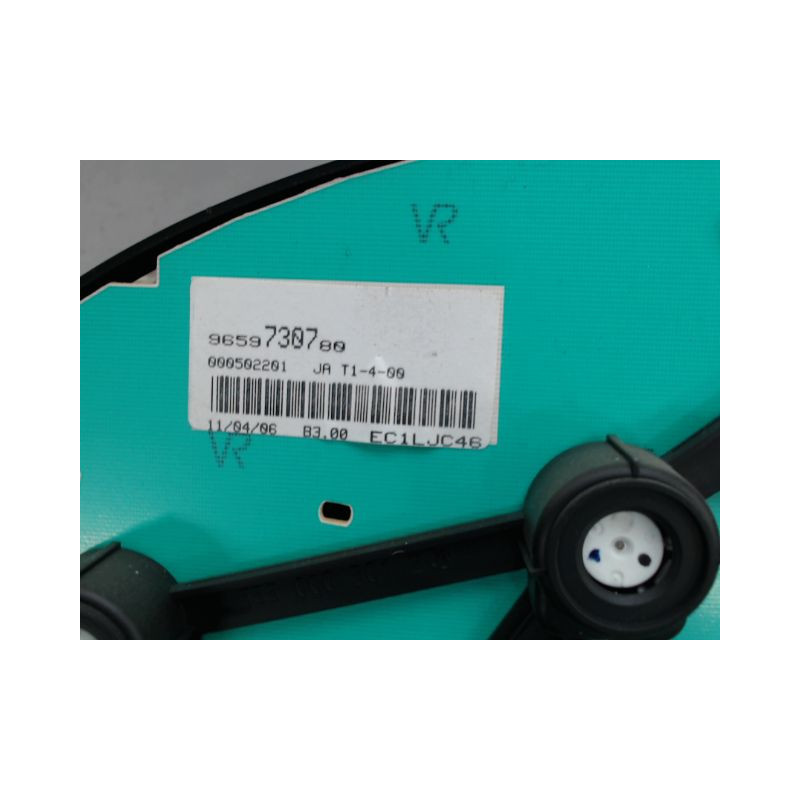 BLOC COMPTEURS PEUGEOT 206
