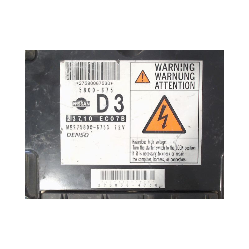 CALCULATEUR MOTEUR NISSAN NAVARA PICKUP DBL CAB. 05-10