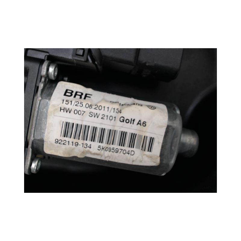 MECANISME LEVE-GLACE ARRIERE DROIT VOLKSWAGEN GOLF