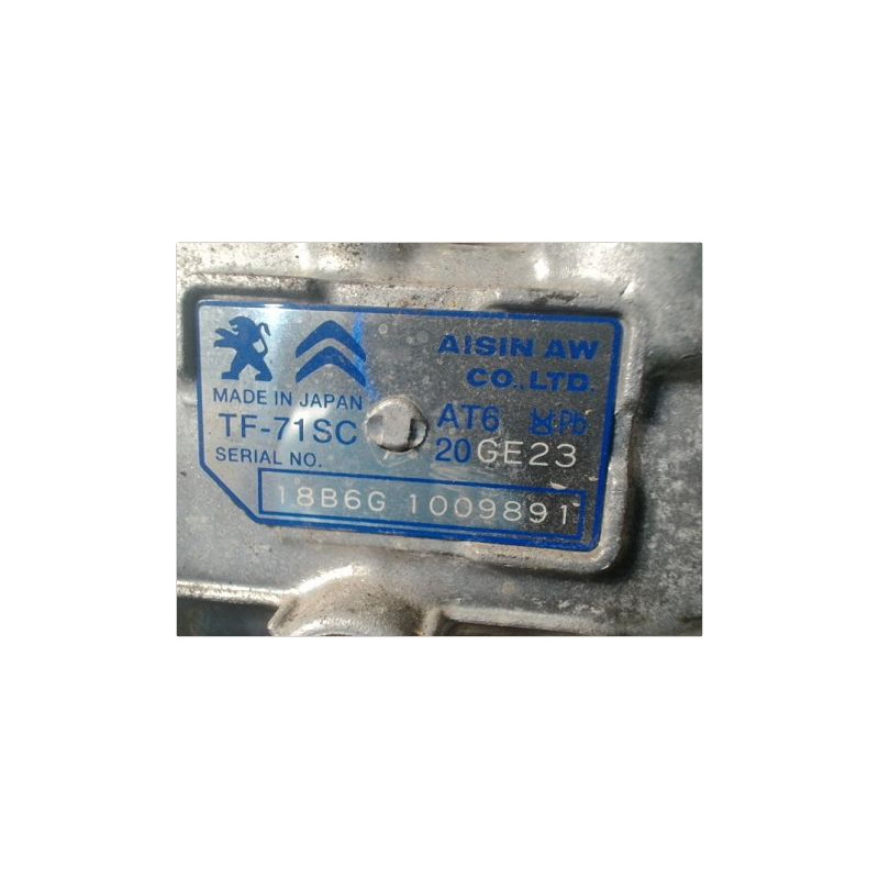 BOITE A VITESSE AUTOMATIQUE CITROEN C4 1.6 BlueHDi 120