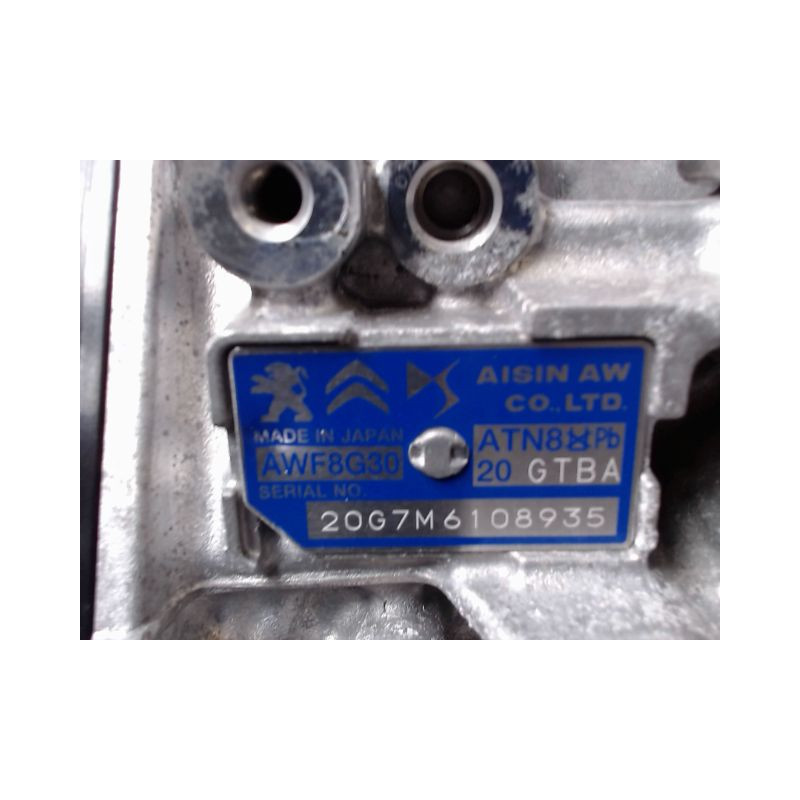 BOITE A VITESSE AUTOMATIQUE PEUGEOT 3008 2009- 1.2 THP/ PureTech 130